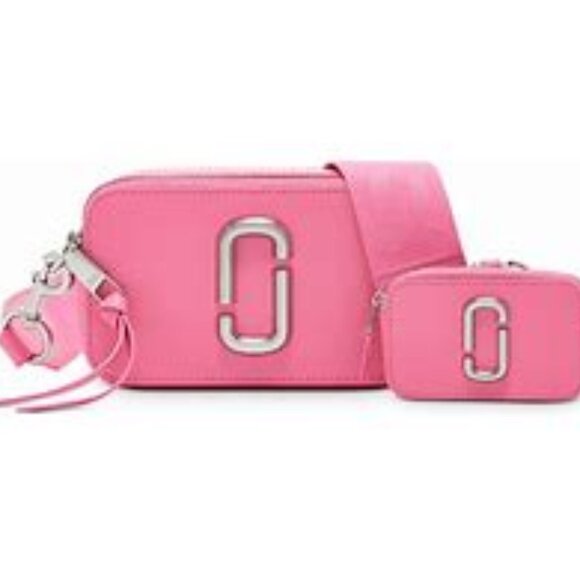 Marc Jacobs $395 The Utility Snapshot Camera Bag Petal Pink NWT! - Picture 1 of 9